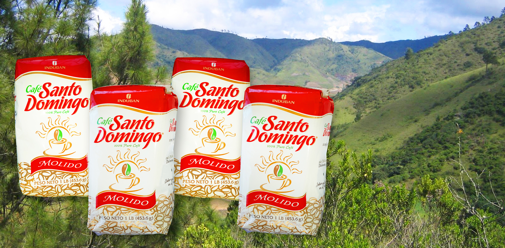 Background 4 Santo Domingo ground coffee