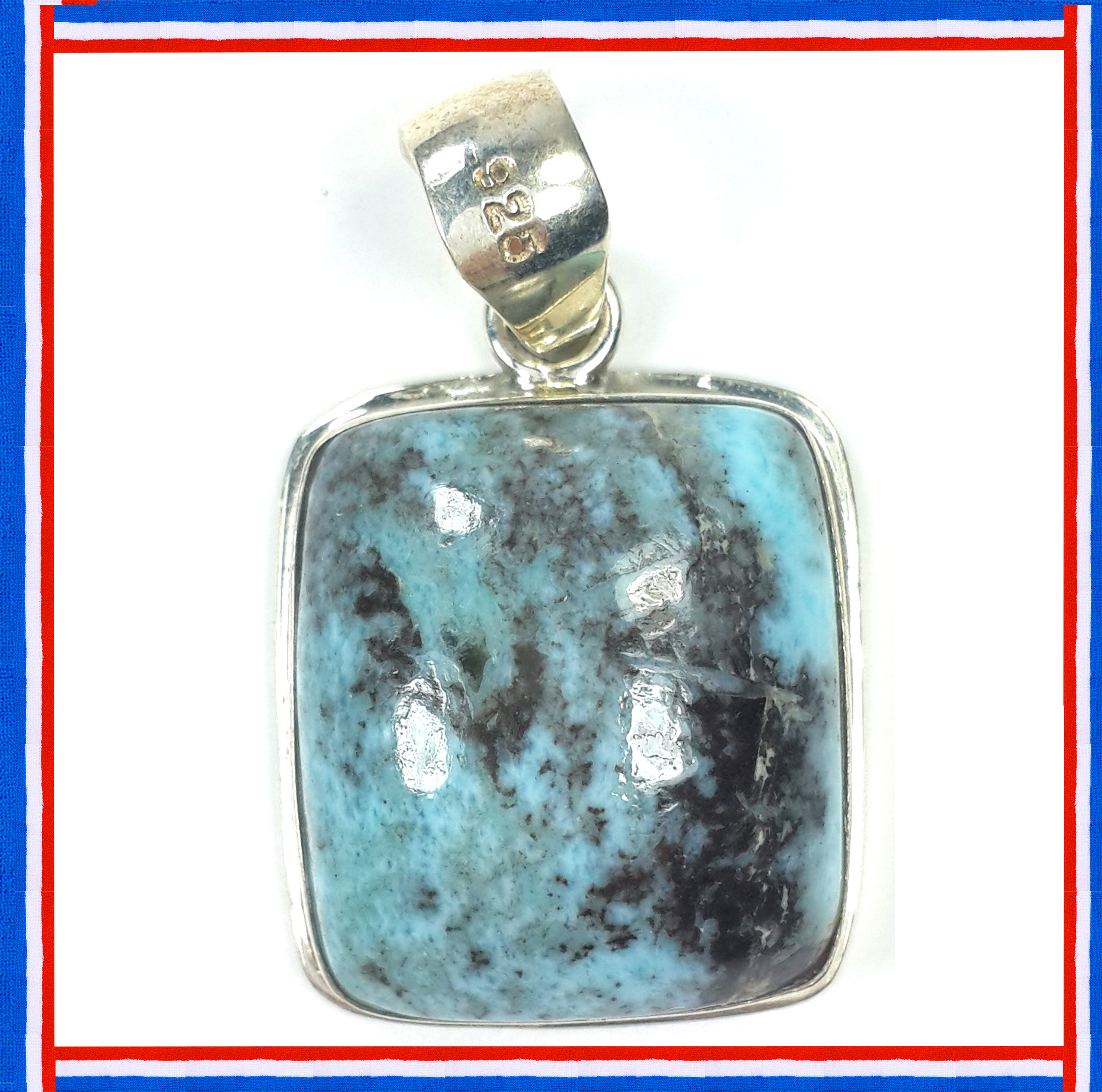 Dominicans-Larimar Pendant H-1