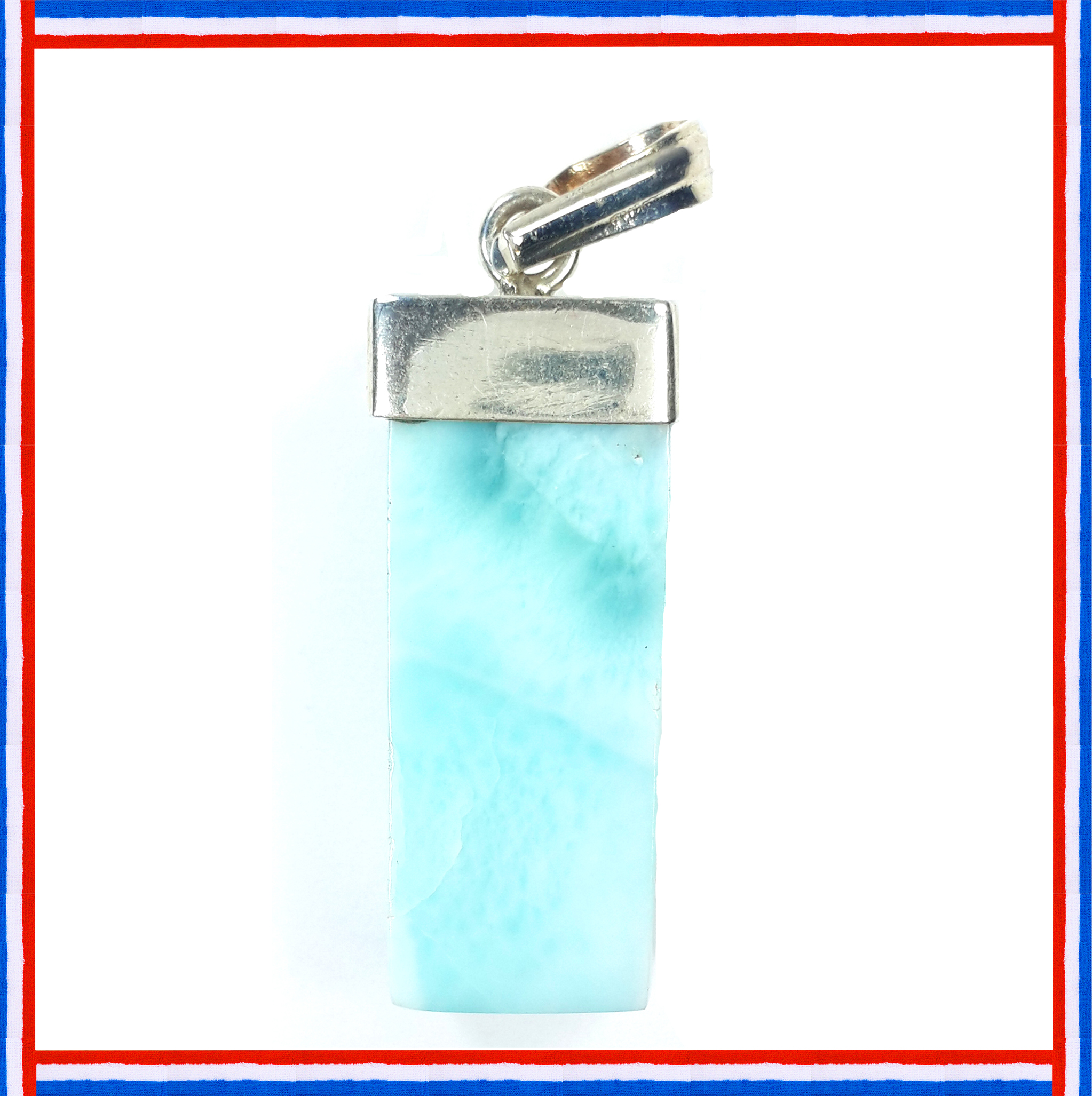 Dominicans-Larimar Pendant E-1.