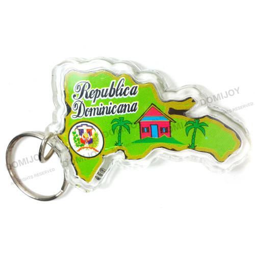 In-Green A Map-Key Chain-1