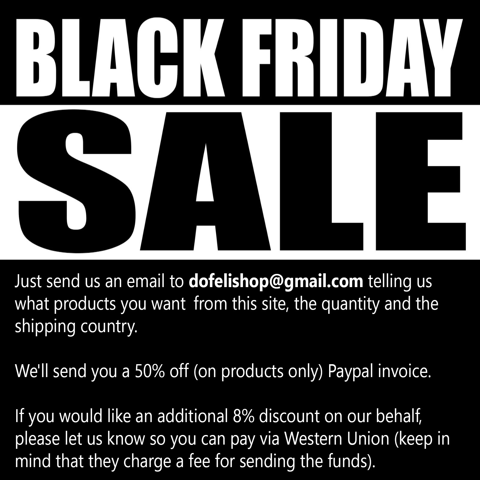 Black Friday 2017 dofeli.com