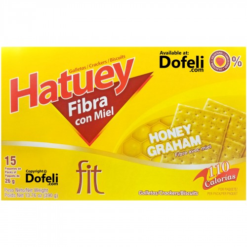 Dominican Republic Hatuey fibre and honey crackers, popular and nutritious snack.