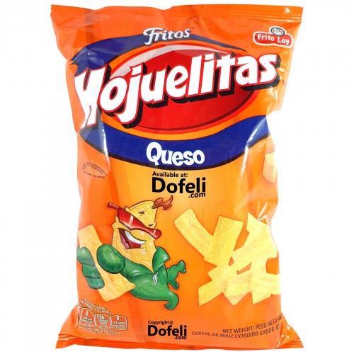 Crispy corn chips with cheese flavor, made in Dominican Republic, popular for snacks and celebrations.