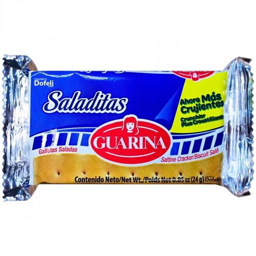 Traditional salted crackers from the Dominican Republic, known as Saladitas.