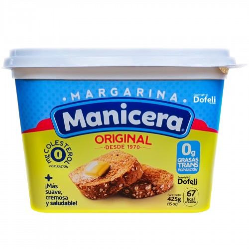 Dominican Republic’s Manicera margarine, excellent spread for breakfast or snacks.
