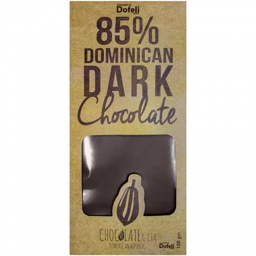 Chocolate Experience presents a Dominican Republic creation with 85% organic cacao, perfect as a high-nutrition snack.